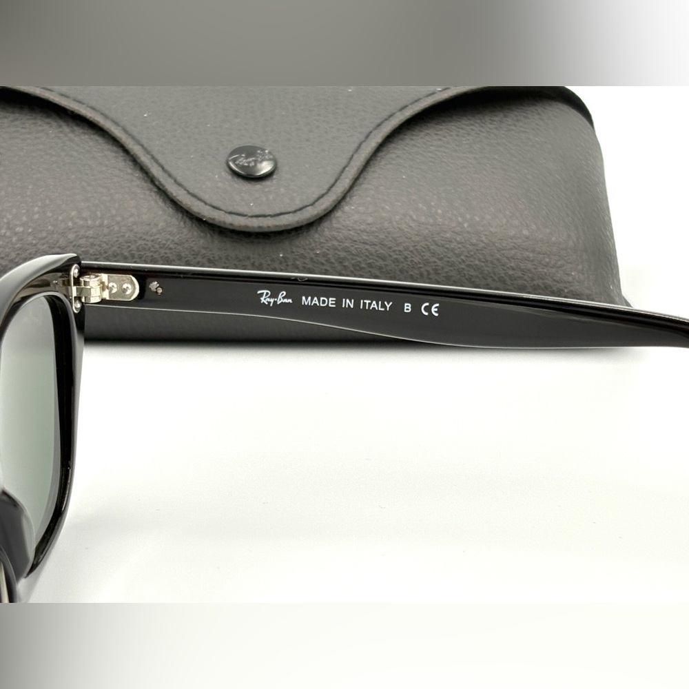 Women’s Ray-Ban Lady Burbanks RB2299 Black Frame “Hailey Bieber” Cat Eye Frame - Picture 5 of 10